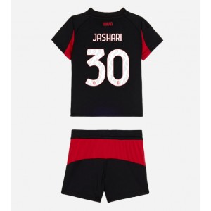 Fotbalové Dres AC Milan Ardon Jashari #30 Dětské Domácí Oblečení 2025-26 Krátký Rukáv (+ trenýrky)